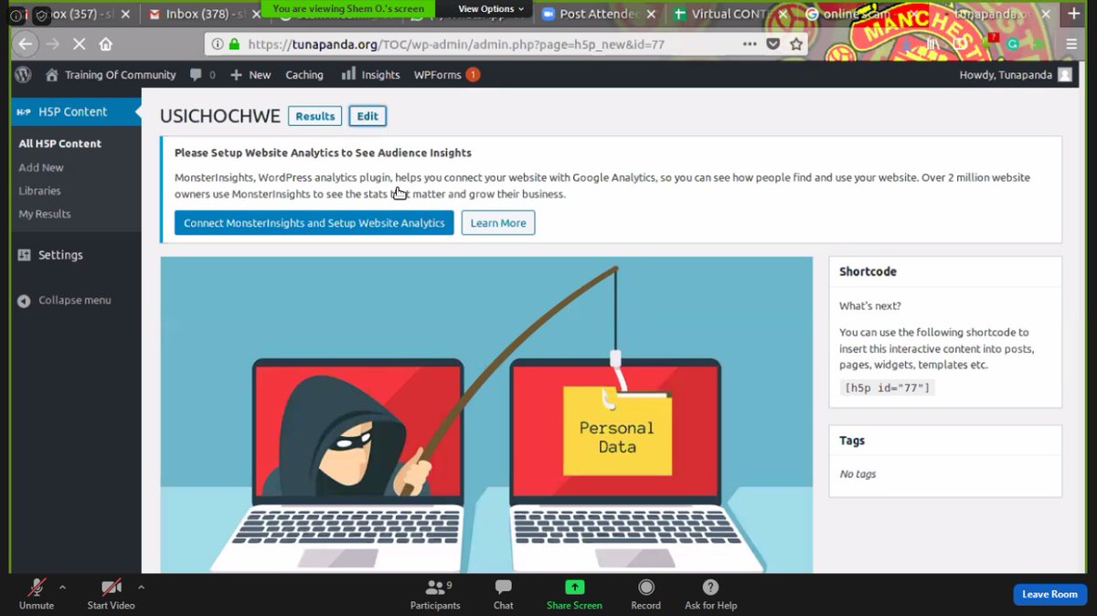 TunapandaOrg's tweet photo. The group work discussions are quite engaging.
#onlinescams #contentcreation #wikonnect2020 #LearnFromHome #StaySafeStayHealthy https://t.co/6puGvHjmAl