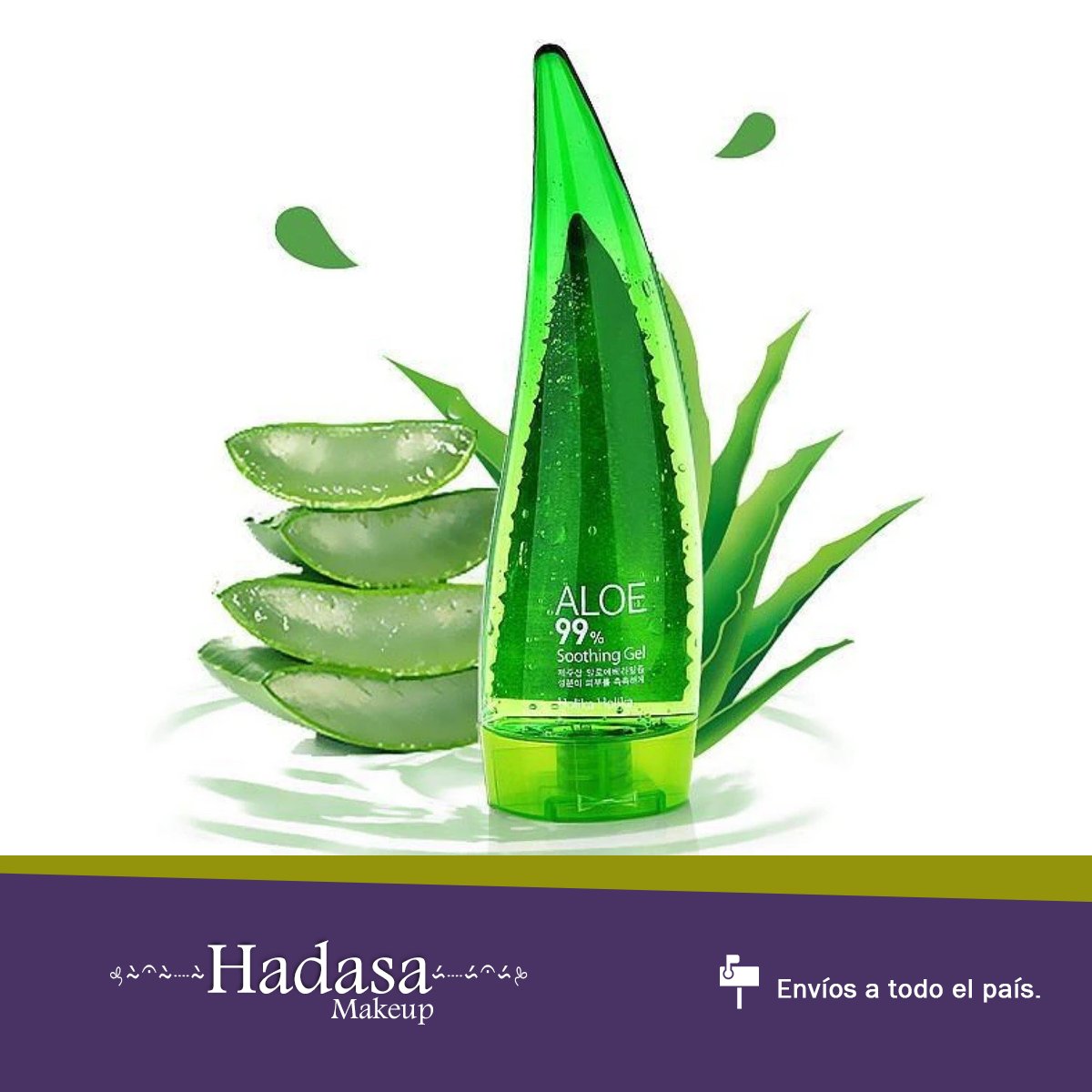 hadasamakeup's tweet photo. 💜 Holika Holika 🍃 Suave Gel de Aloe Vera para rostro, cuerpo y cabello. Suaviza e hidrata la piel seca y sensible, cura los granitos y cicatrices en pieles grasas y con acné.

#Makeupsv #Maquillajesv #skincaresv https://t.co/gxGOf8Yy5S