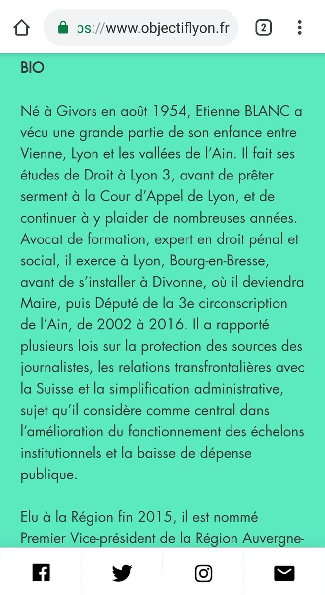 LucARBIB's tweet photo. @JCKohlhaas @Fabien_Bagnon @brunobernard_fr @maintenantlyon @AgirOullins2020 Et Etienne blanc on en parle ? @blanc_etienne c'est 1 grand démocrate cumulard avec #millon à la région Rhône Alpes, élu avec voix #fn au + fort de sa période #antisemite en 1992, & qui le cache dans bio #objectiflyon https://t.co/eI5z2VR2FZ https://t.co/x1no3eTvgi