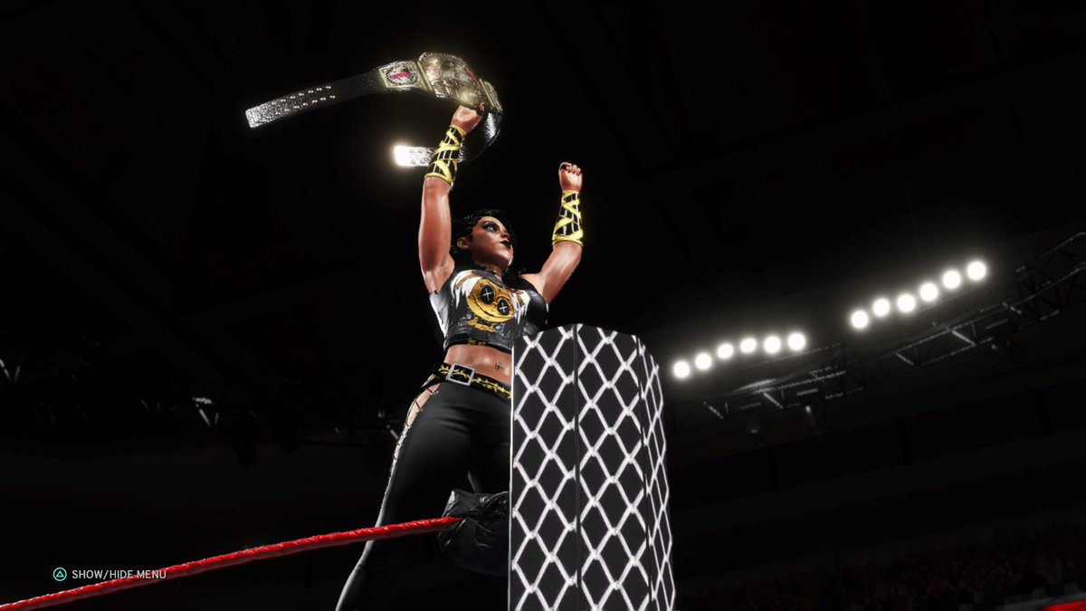 GorillaCruzRWF's tweet photo. New RWF Women's Champion Selina Lopez #RWF20 #RWF #Efed #WWE2K20 #PS4share https://t.co/zgXlvRt6yW