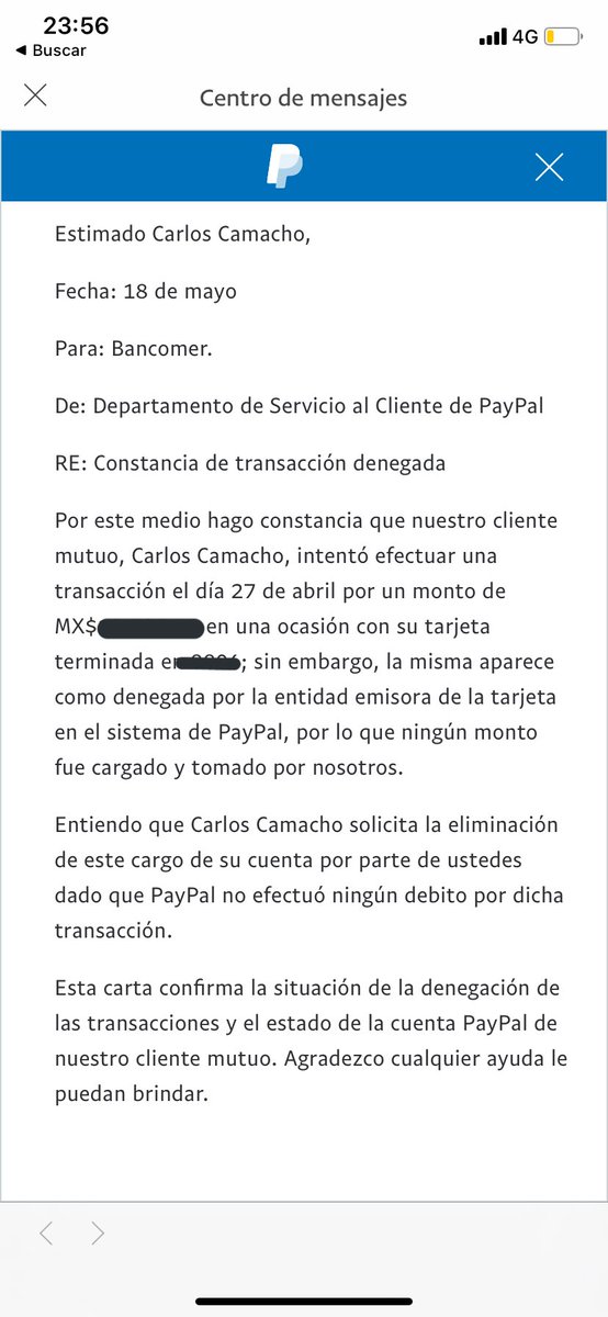 OyeCharlie's tweet photo. Oficialmente @BBVA_Mex no cumplió su promesa de liberación de saldo retenido de 30 días, sigue con mi dinero en su poder AÚN CUANDO PAYPAL LIBERO EL DINERO DESDE EL DÍA1. Increible a pesar  en las condiciones de la pandemia. URGE SU SOLUCIÓN Y NO SOLO UNA ACLARACIÓN QUE POSTERGUE https://t.co/ZBDBOd4xIg