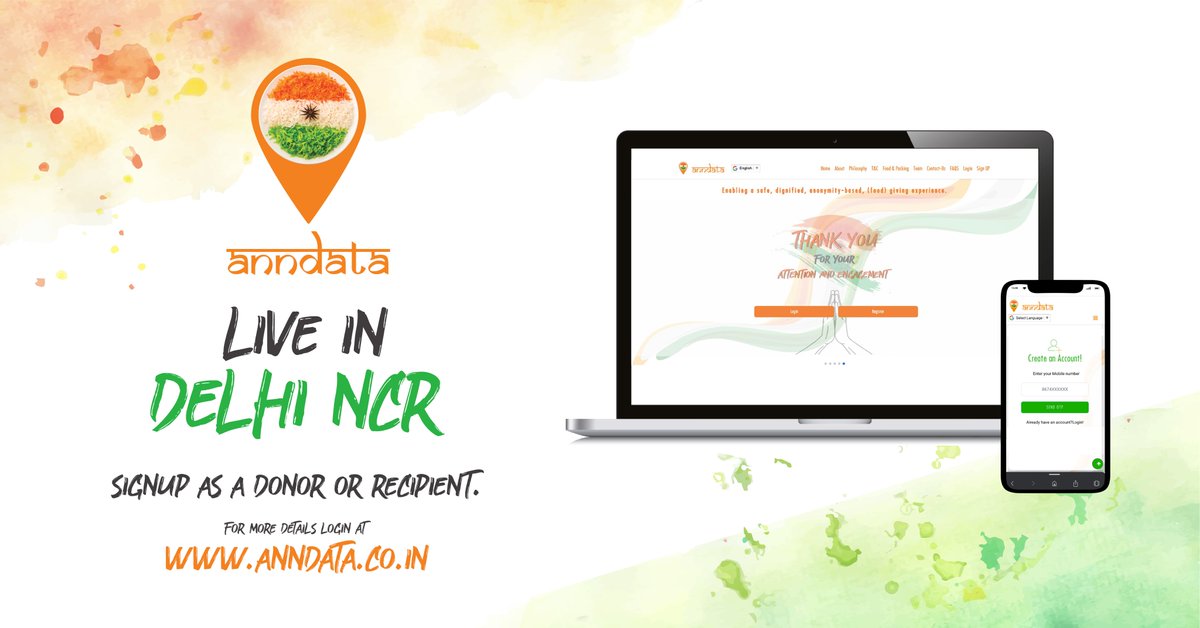 Anndata: Live in Delhi NCR. 
Sign up on anndata.co.in as a Donor or Recipient. An effort to ease the struggle of seeking food/ration in crisis (No Money).  #Individualsocialresponsibility @Anndata_India #Onemealatatime #WeFeedIndia