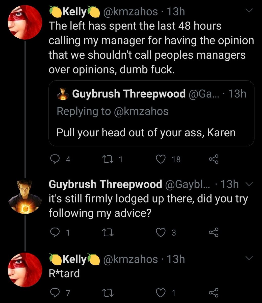 Cw: slurs..Pretend you dont know her politics, pretend there are no dates on these tweets, and try to tell me this doesn't read exactly like anti-SJW twitter from years ago.Kelly is a terf and a class reductionist.