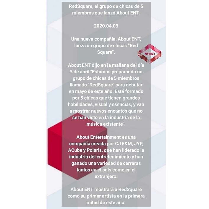 justmy_girl's tweet photo. [#RSQ]
Traducción | Artículo de naver

Cr. RedSquare México 
#REDSQUARE #레드스퀘어
#aboutent #어바웃이앤티
#Kpop #IDOL #GIRLGROUP #DEBUT https://t.co/P4X9MFNT3x
