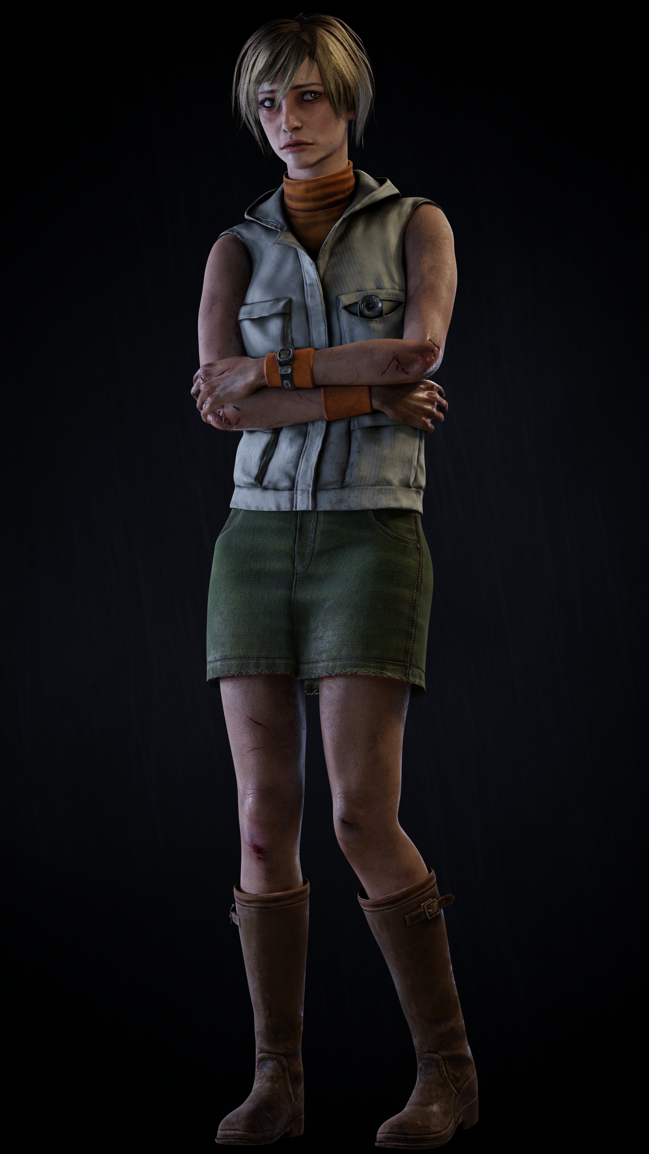 4K Renders of Cheryl, Pyramid Head, Bunny Legion and WIP PTB