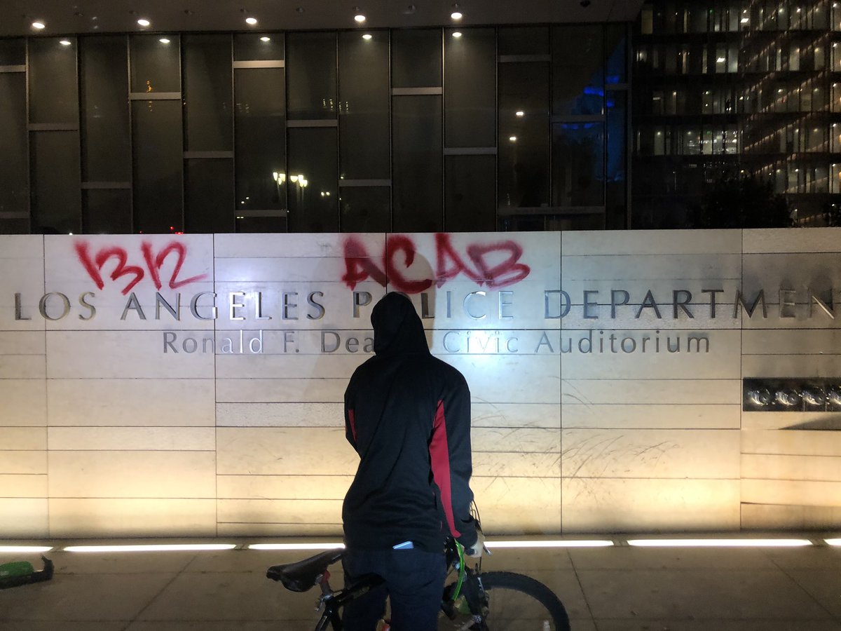 Pow! Right in the kisser. Downtown LA showing up. #dtla