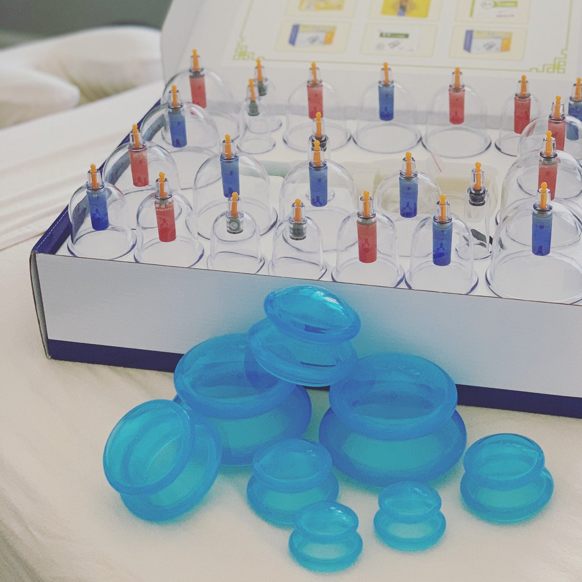 Cupping therapy treatments are available! Add cupping to your massage or try our 30-Minute Cupping Session! #MassageTherapy #cupping #totaltherapymassage