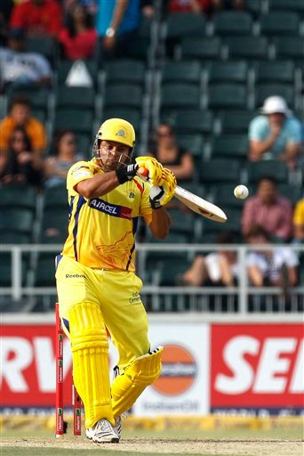 Again it was Hussey's brilliance sets the tone for CSK ,when we lost Murali too early , it was Chinna Thala who added amazing 137runs along with Huss and departed at 61 setting an easy win. IT was Hussey(79*) Pullshort for 4 maintained an unbeaten record winning all 5 home games