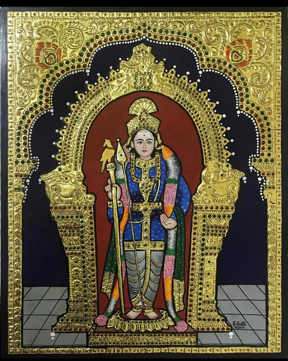 sruthisiva3's tweet photo. Tanjore painting of Lord Murugar
#artworks #paintings
#painting #Traditions #traditional #tanjorepainting #painting #lordmurugan https://t.co/pobcnVoryZ