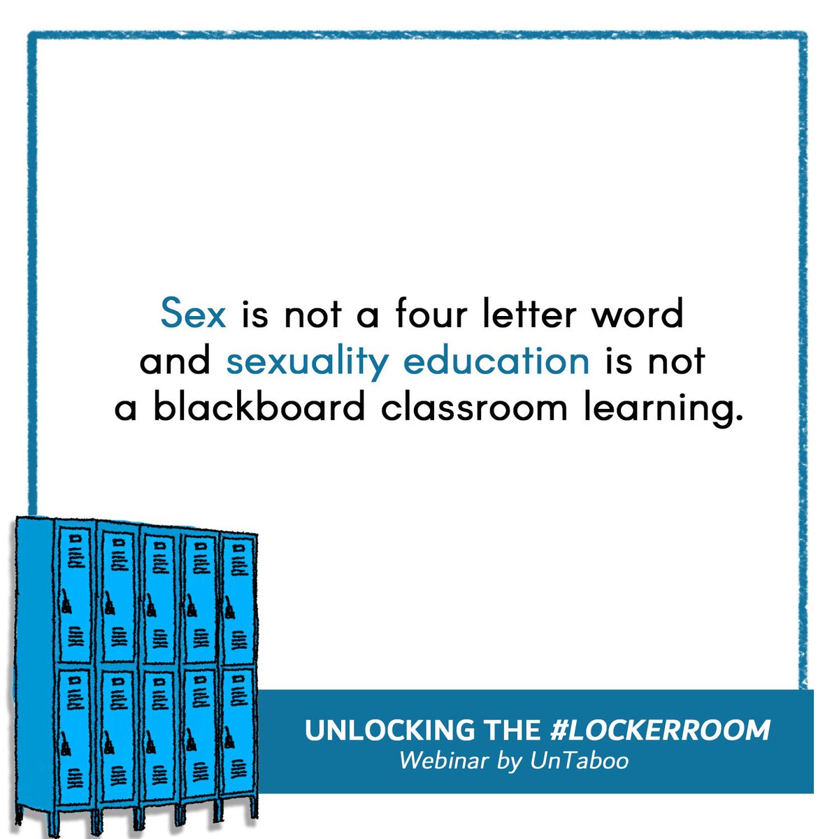 The  #BoisLockerRoom incident sparked conversations around consent & sex education. We attended a webinar by  @ScooNews,  @untabooers & APER — where we had solution-based conversations around sex education, destigmatising these issues, & the role of parents+schools. (1/5)