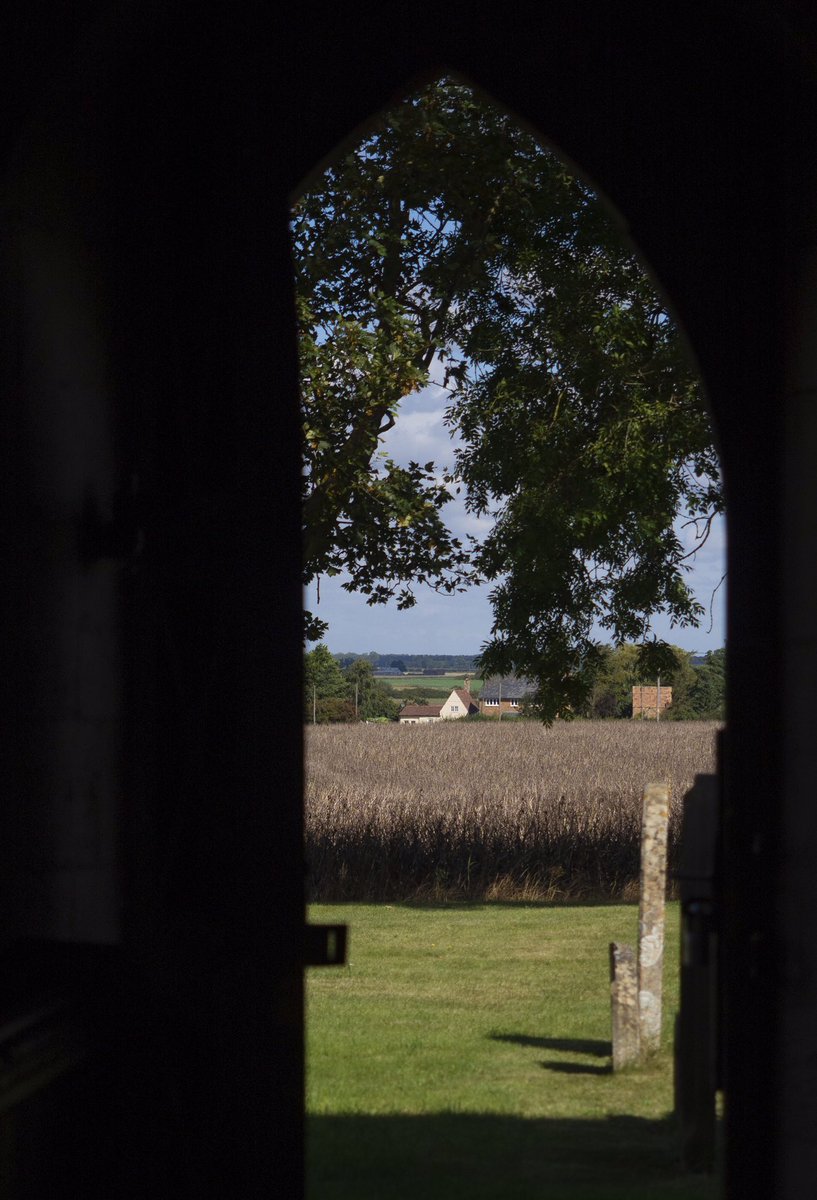 So, sadly – or thankfully - north doors have nothing to do with devils at all!Whichever way you look at it, we hope you’ve enjoyed the selection of some of our lovely, devil-free, north doors in this thread(Photo looking out N door of Wood Walton by  @badger_beard )7/7