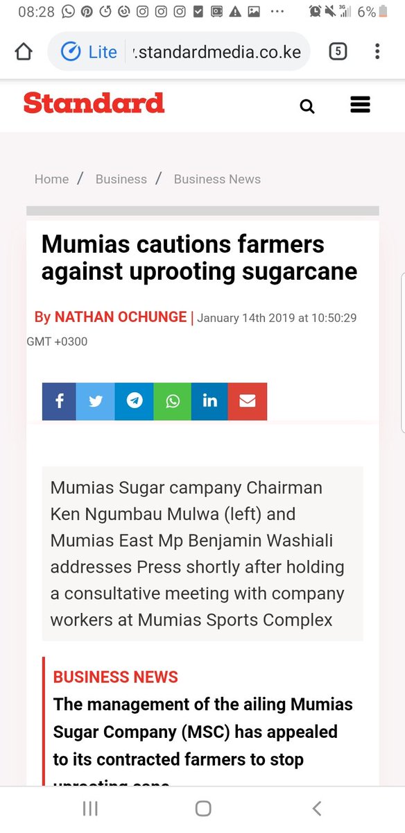 This sugar was then repackaged in Mumias sugar processing facilities and came out as company produced brands. Brazilian sugar was cheap and these cartels made a good kill. The impact of these two issues was huge. Frustrated farmers stopped farming canes and uprooted everything