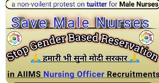 #Save_male_nurses we want justice 80:20 gender discrimination @RajatSharmaLive @anjanaomkashyap @SushantBSinha @narendramodi @PMOIndia @drharshvardhan @MoHFW_INDIA