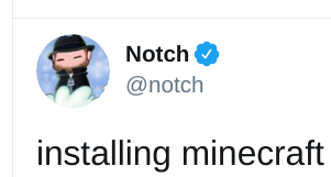 Notch Ar Twitter Installing Minecraft Dungeons I Know Basically Nothing About It But I Have A Gut Feeling I Ll Like It Do I Do An Honest Review What S The Funniest Best Path Here