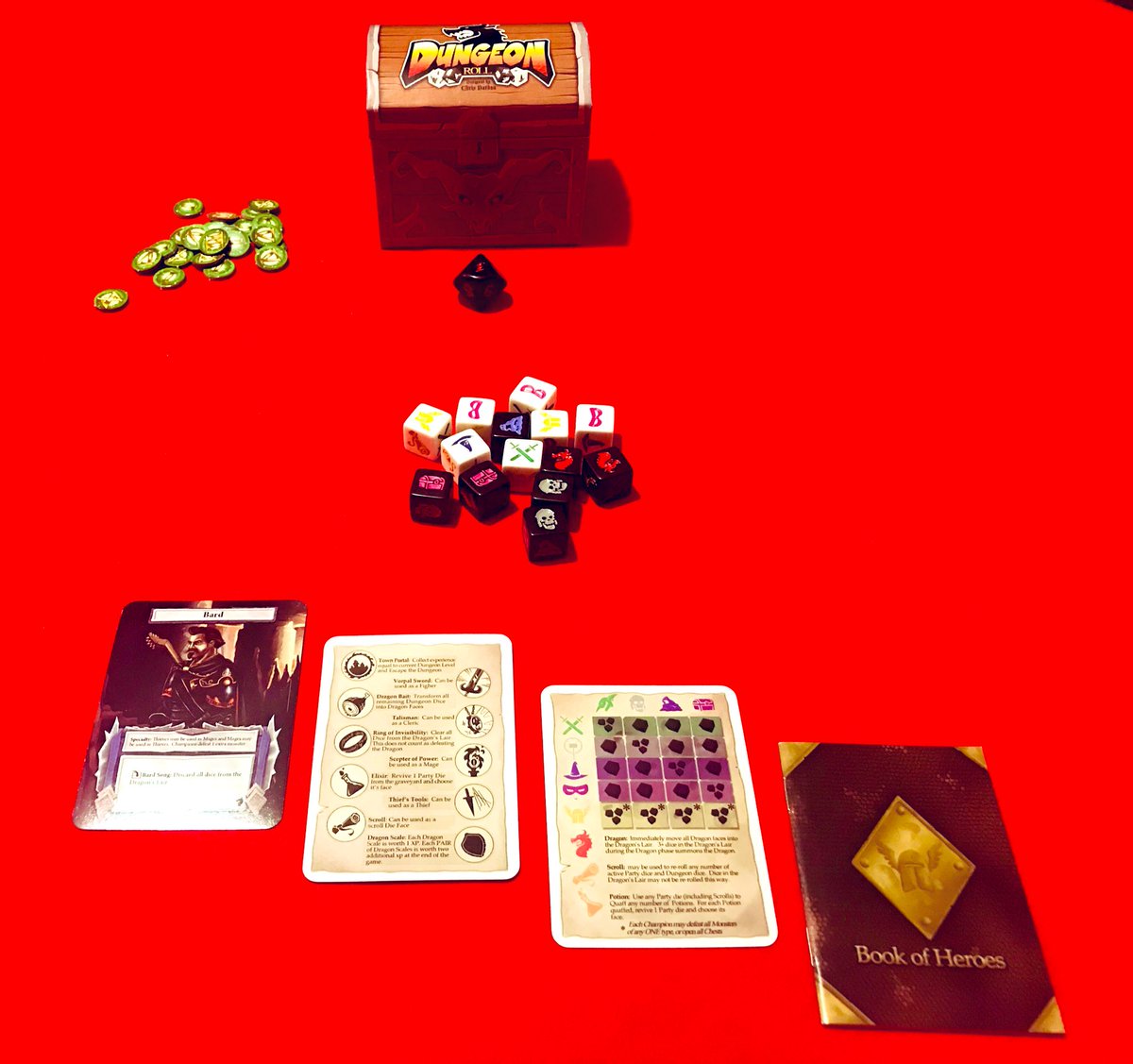 SamgamesGamyi's tweet image. #DungeonRoll, un juego de dados con push your luck. Mecánica entretenida y dinámica.