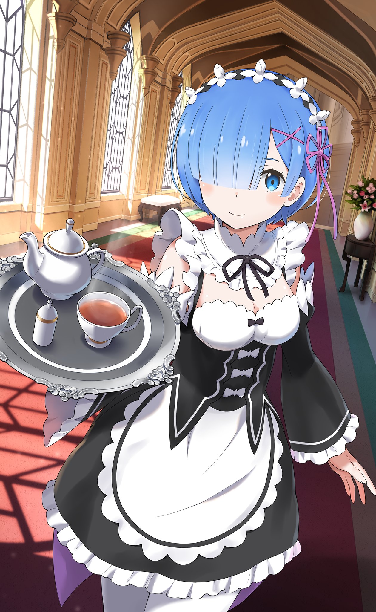 Re ゼロから始める異世界生活 Lost In Memories リゼロス 公式 ルグニカ王国伝令局より キャライラスト公開 スバルを優しく見守るレムは その一挙一動に感動し 言葉を尽くして褒め称える その勢いにスバルは逆に恐縮するがレムにとっては自然な