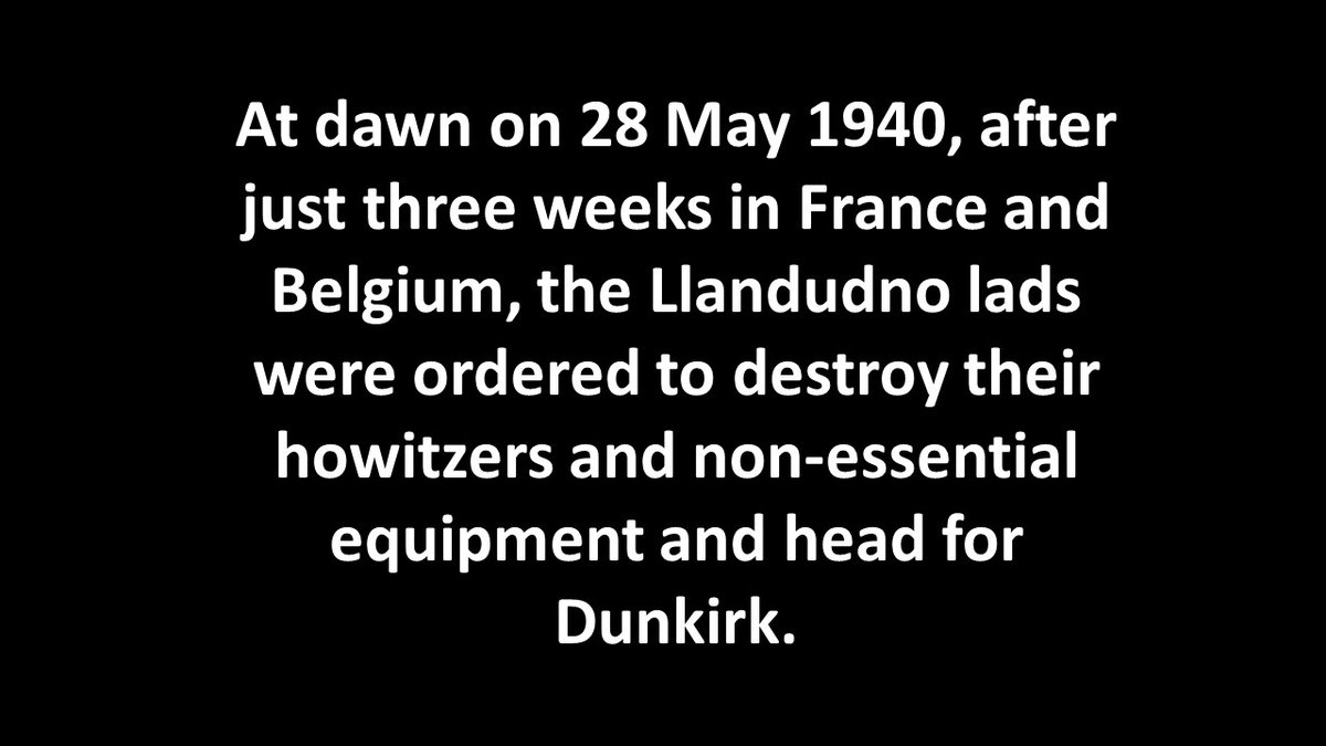 Remembering the 8 Llandudno lads who died 80 years ago today at Wormhoudt on the retreat to  #Dunkirk. This thread is their story   #Wormhout  #Dunkirk1940