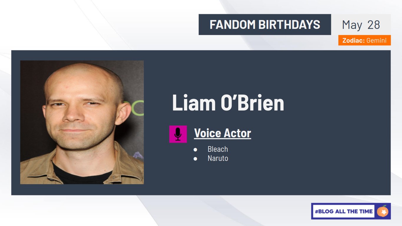 Martinez Julian On Twitter Happy Birthday To The English Voices Of The Characters Of Both Jushiro Ukitake On Bleach And Gaara On Naruto Shippuden Boruto Voice Actor Voiceofobrien Anime Fandombirthdays Https T Co Llmrp5tioc