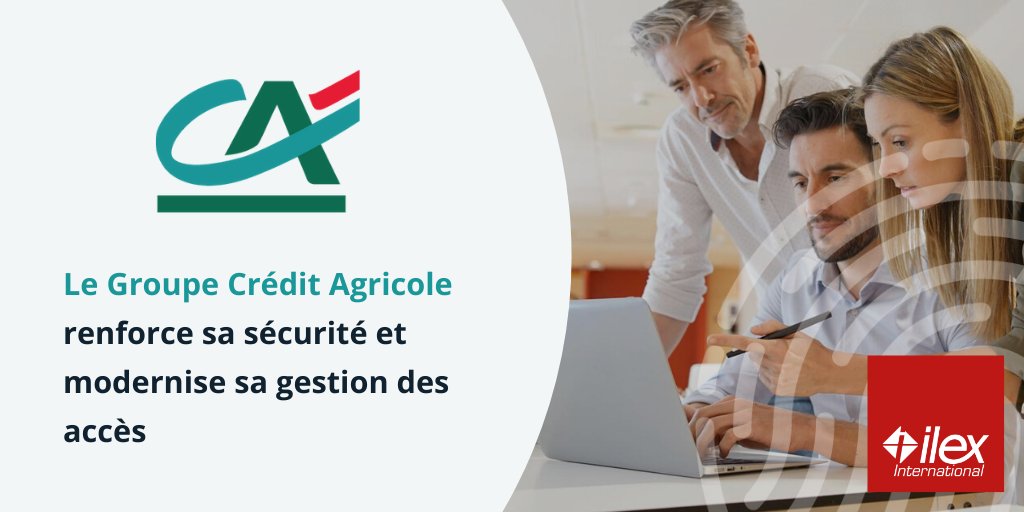 ILEX_COM's tweet image. Le @Credit_Agricole fait confiance à @ILEX_COM et son partenaire @SYNETIS pour son infrastructure de gestion des accès. Un projet complexe mais passionnant !
 Lire le témoignage : bit.ly/3e02fhk #Authentificationunique #SSO #Synetis #Sécurité #SI #Gestiondesaccès #AM