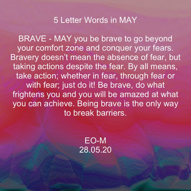 Be brave; conquer your fears and break barriers. Be brave, brave the storm and take action now!!! #brave #ConquerFear #BreakBarriers #TakeAction #BraceTheStorm