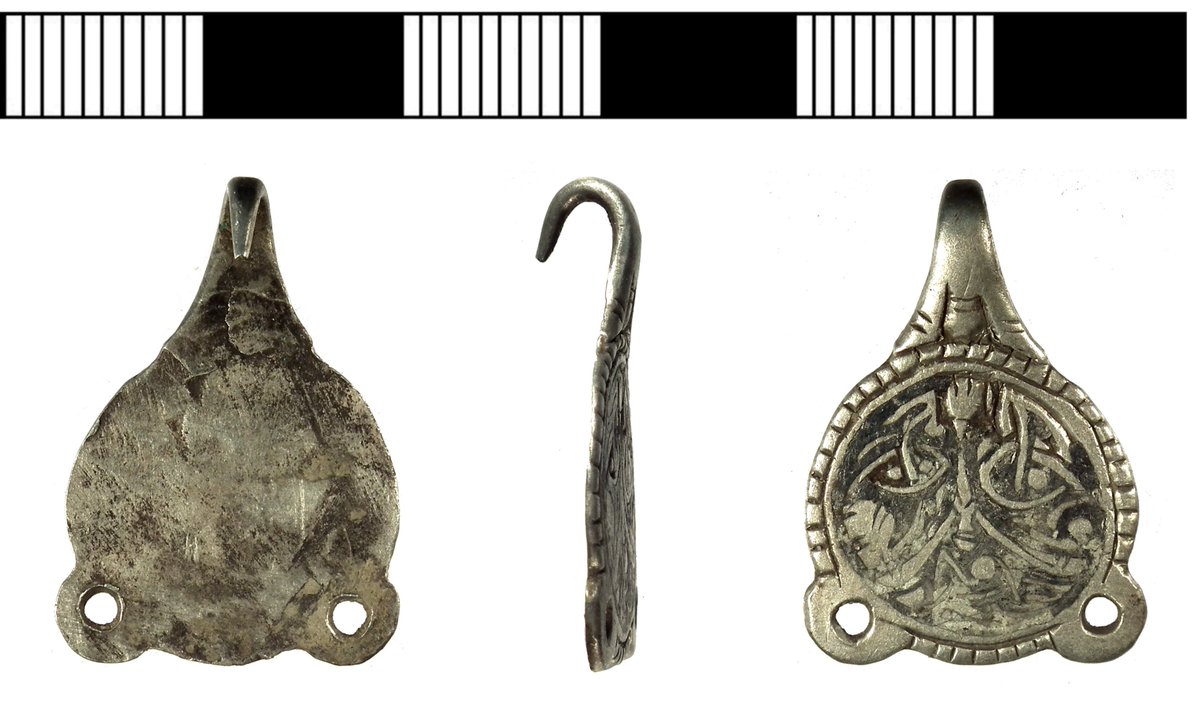 TRegistrars's tweet photo. This nice Anglo-Saxon silver hooked tag from Quarley, Hampshire, reported via @spmaslin has just been declared Treasure by the Coroner and @HantsCulture hopes to acquire through the Treasure Act #lockdowntreasure https://t.co/QOINEaEjR2 https://t.co/AOvWIKRWak