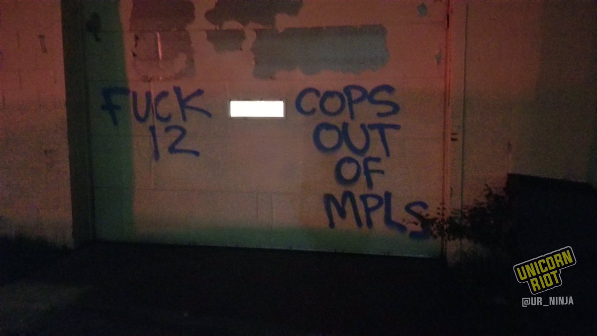 More militant anti-police graffiti going up in Minneapolis