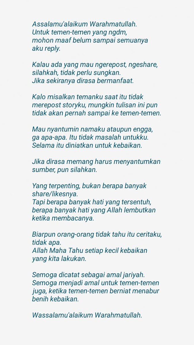 Sebelumnya, aku udah minta izin langsung ke kak Rifkha nya, karena kemarin lumayan banyak dari kalian yang penasaran sama ceritanya jadi aku bikin thread ini.