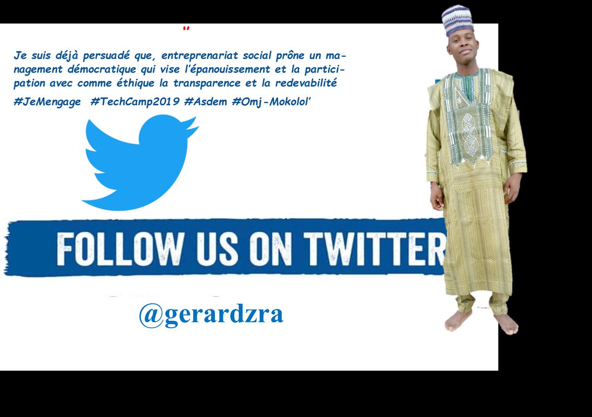 ZraGerard's tweet photo. I am already convinced that social entrepreneurship advocates a democratic ride that aims for fulfillment and participation with as ethics transparency and accountability;  long live social entrepreneurship
#JeMengage
#TechCamp2019
#TousPourLaBonneGouvernance
#Asdem https://t.co/Euf9yTXOxN