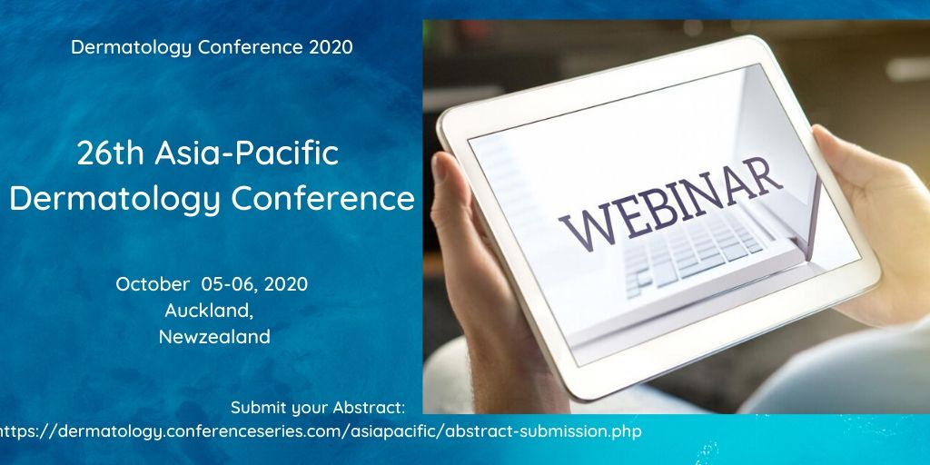 RachelBoston18's tweet photo. Anticipate your presence at this #Webinar #Online_Conference "26th Asia Pacific Dermatology Conference" on October 05-06, 2020 #Keynote_Speakers #Oral_talks #Poster_Presentation #Video_Presentation #Skin_Researchers More: https://t.co/4DyhRZo2HR Whatsapp/Call us: +441467840010 https://t.co/zCCOZVGLCm