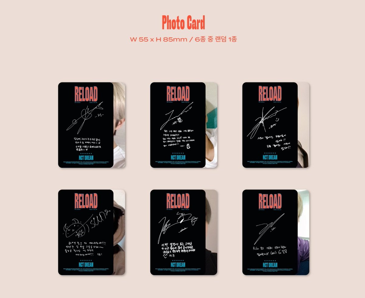 NCTDREAM　プロモアルバム　非売品　サイン入り　RELOAD④