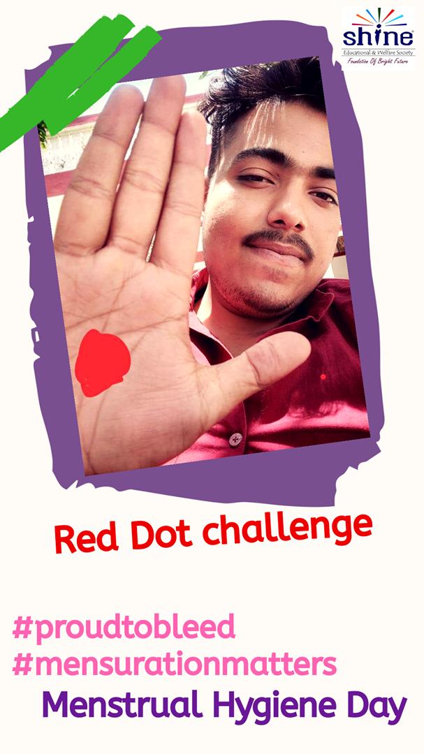SatyamNigam17's tweet image. Take the #reddotchallange if you care about menstrual hygiene in India 🇮🇳
 we should talk about it more and more to create awareness.✌🏻
@chitraaum
@SwetaSinghAT
Menstrual hygiene Day 2020

#MHDay2019 #MenstruationMatters #ProudtoBleed #women #india
#awareness #unicefindia