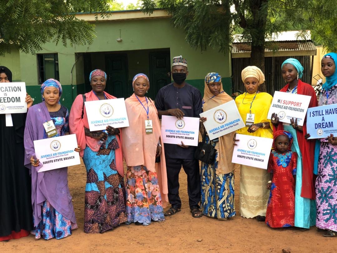 jafsokoto's tweet photo. JAF SOKOTO visit to Sokoto Orphanage Home for sallah celebrations 🥰❤️ May Allah reward their efforts https://t.co/HAeHMrF8sO