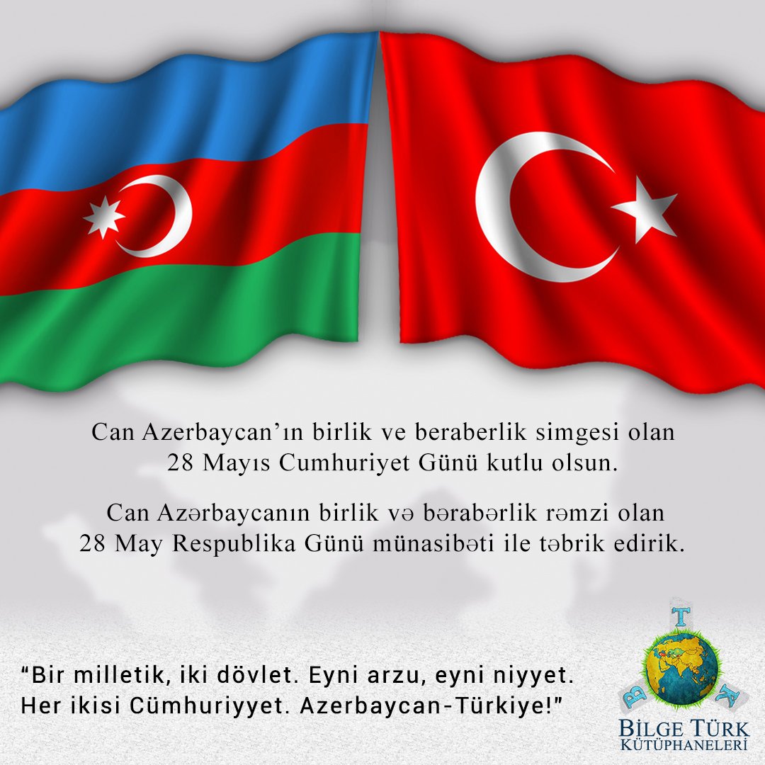 Azerbaycan Cumhuriyeti'nin 102. kuruluş günü kutlu olsun. 🇦🇿🇹🇷

 #tekmilletikidevlet #CanAzerbaycan #cumhuriyet  #BaküTebrizAnkara #Azerbaycan102Yasında
#Azerbaijan pic.x.com/fXxzGjjegM