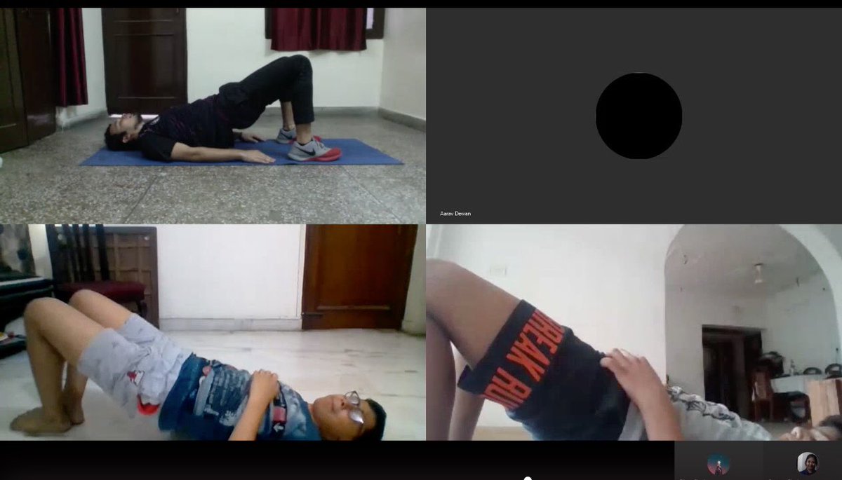 gaurav_2059's tweet photo. #Grade7 and #Pretermers starting their day with workout of their choice... #Cardio #strength #Shadowpractice #StayFit #stayhomesweethome #fitnessmotivation #PHE #MYPconnectEd @pande_namrta @KritiGulati5 @rash029 @Prometheus_Edu https://t.co/mkRu9KtmxT