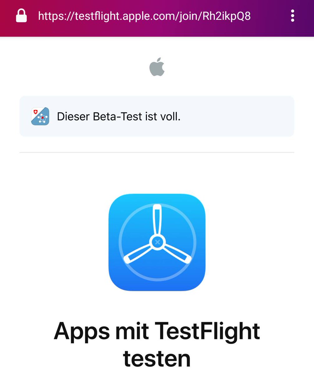 GR_4o's tweet photo. Die SwissCovid App steht zum Testen im Google Play Store zur Verfügung, allerdings nur mit dem Direktlink:
https://t.co/XLVCt5dr6Z
Apple Benutzer müssen sich derzeit noch gedulden. https://t.co/C8obOhEn2Y