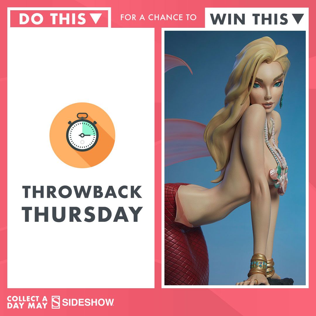 collectsideshow's tweet photo. Take it back now y’all. Let’s see those nostalgic collectibles for a chance to win The Little Mermaid (Morning) Statue by @JScottCampbell! Add in #CollectADayMay & #ThrowbackThursday20 on a paper in the photo & the caption to enter. https://t.co/ntdF8eYZ28
#SideshowCollectibles https://t.co/EwVewZqpWy
