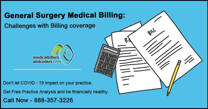 #generalsurgerymedicalbilling: Challenges with Billing coverage
Every General Surgery practice faces challenges in #codingandbilling. Professional coding and billing expertise are necessary to code and bill general surgery claims. 
Click Here: bit.ly/2XIpHJw