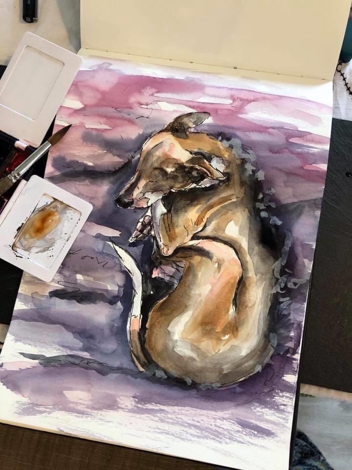 FionaThomsonArt's tweet photo. Today is a VERY special day! IT’S LOTTIE’S 14th BIRTHDAY!!! 😃 🥳🤩🎂🥂🥂🍭🧁🎊🎉🎁
She is thoroughly spoiled every day of course and today she will have salmon for dinner, sprat treats and sofa snuggles🥰
#italiangreyhound #iggie #dogsoftwitter #dogsduringlockdown #lovemydog https://t.co/lvTxuYAGKH