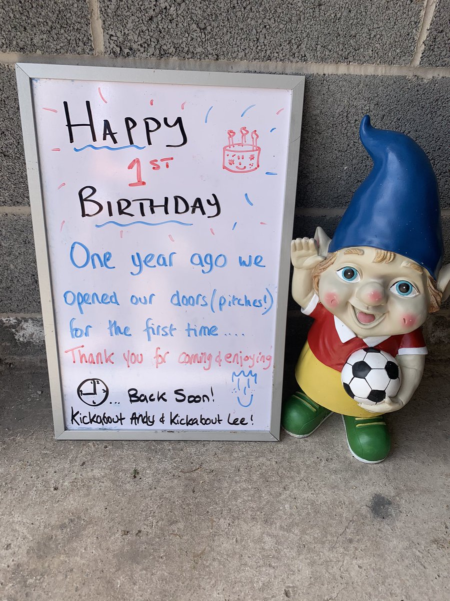 about_kick's tweet photo. Happy Birthday to us 🎂 

Well exactly one year ago on this date we opened Kickabout doors to the first holiday camp ... what a first week it was!!

We’d love to hear some fave memories from our first year from you all?!?!

We hope to see you all soon 🤞 https://t.co/jTj58vOdPS