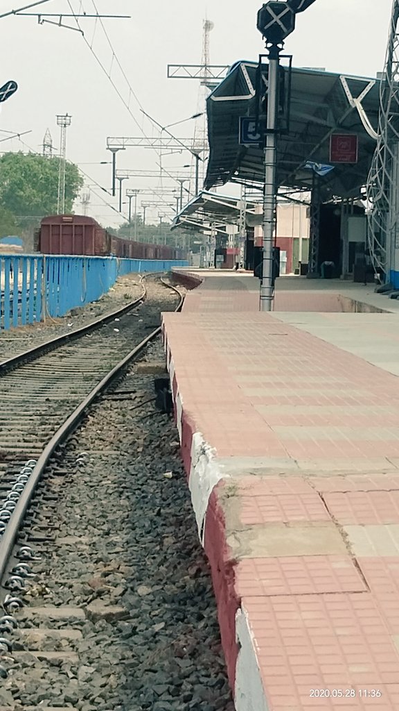 Dear Sir, as same as like JTJ, Thanjavur Jn Pf.5 and goods path having reverse curves. Bcz of this lorry path becomes very narrow, its very difficult to load and deload goods for lorry drivers and also Pf length is restricted. We request you kindly realign the goods path and Pf.5