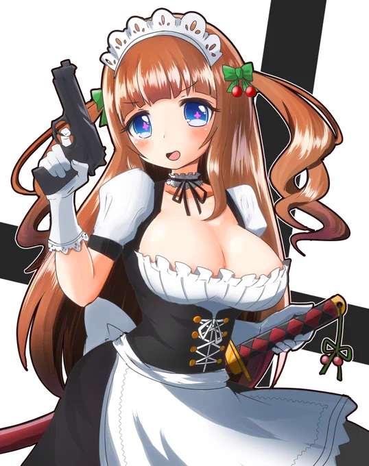 メイドだよ?
#ちぇり絵 