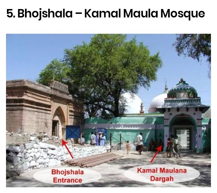 Bhojshala was a gurukul cum Saraswati mandir made by Raja Bhoj in MP.Khilji first attacked it in 1305 and killed 1200 students who refused to convert and then transformed it into a Dargah.