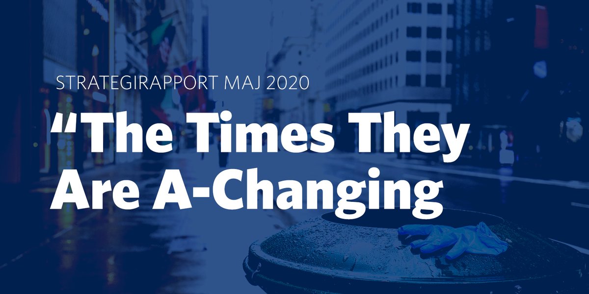 Förutsättningarna har i och med Coronaviruset &amp; de följande begränsningarna dramatiskt förändrats. Trots utmaningarna finns det sektorer &amp; bolag med affärsmodeller som gynnas av nuvarande läge. 

Idag släpper vi årets andra Strategirapport! Läs den här: soderbergpartners.se/strategirappor…