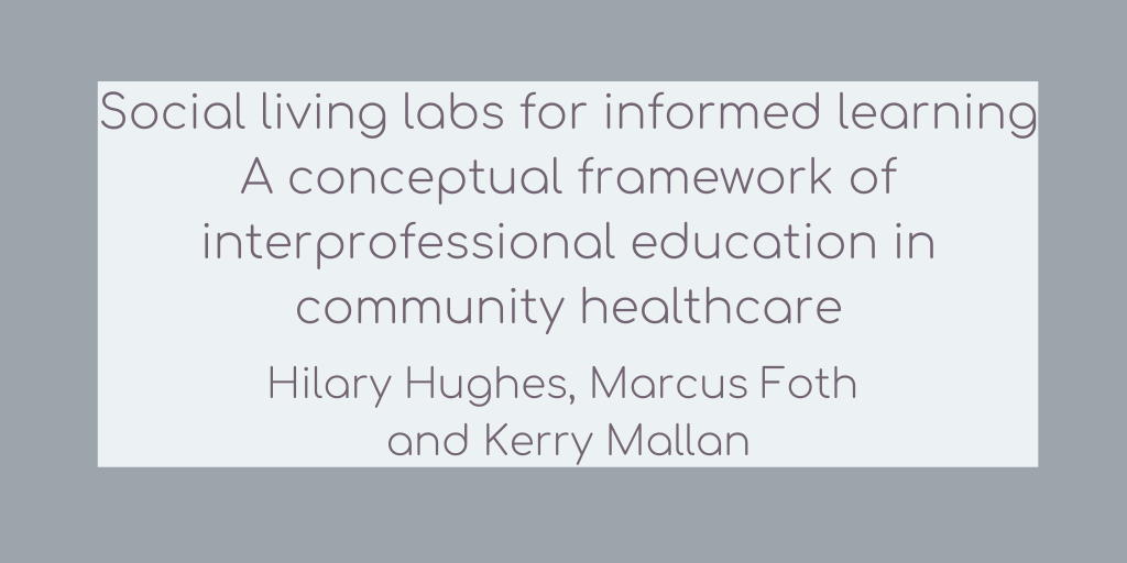 JInfoLit's tweet photo. Article of the week! This paper presents a new conceptual model and practice framework suited to rapidly changing, information-intensive work and social environments - https://t.co/1EItDLccYd https://t.co/8uounKOvfR