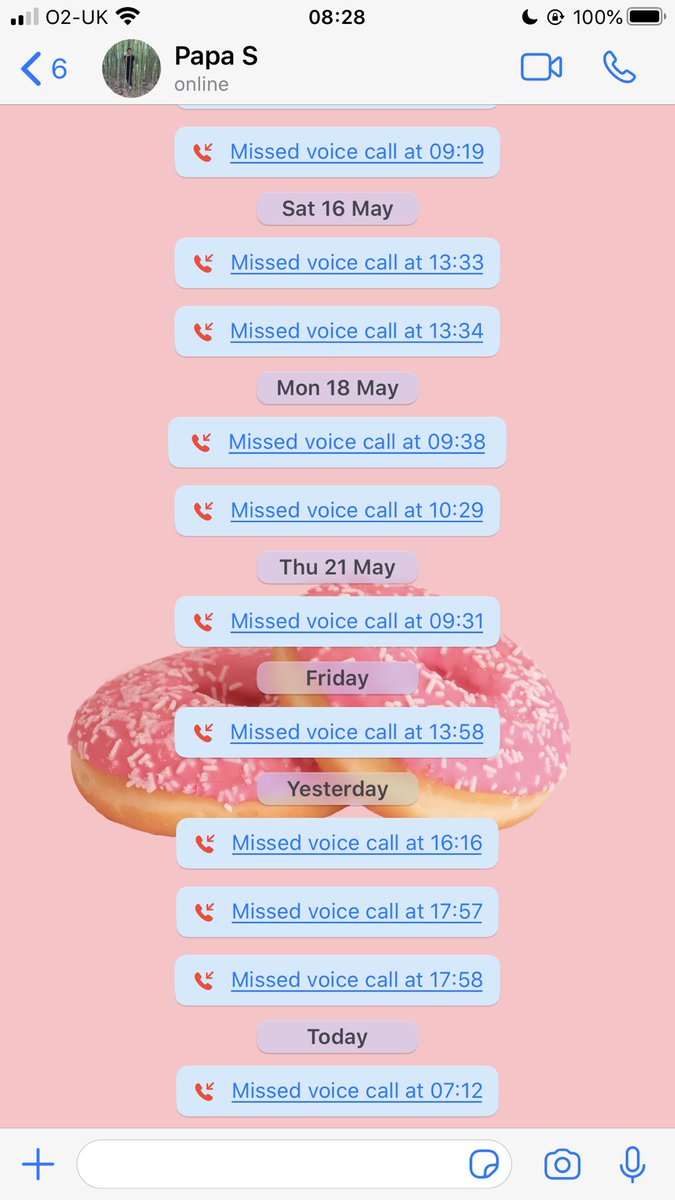 Shout out to my dad who has zero chill