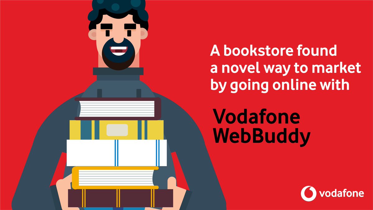 ViBusinessIndia's tweet photo. A bookstore discovered how effectively they could announce new titles by creating their online presence using Vodafone WebBuddy - an easy-to-use website development tool.
Now, you can too! https://t.co/gQL54UoqCA
#GoOnline #DigitisedSMB #DigitisedBusiness https://t.co/YVERbvybWe