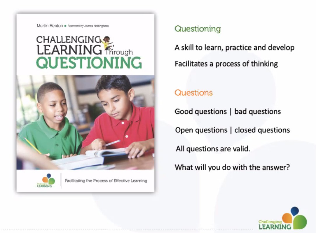 90 min to go until our double-act, <a href="/JamesNottinghm/">James Nottingham</a> &amp; <a href="/MartinRenton/">Martin Renton</a> team up to discuss QUESTIONING!
The #freewebinar proved very popular yesterday &amp; we had fab feedback!😃
TODAY - May 28th 10am BST /5pm AWST /7pm AEST / 9pm NZST
us02web.zoom.us/webinar/regist…
#education #growthmindset