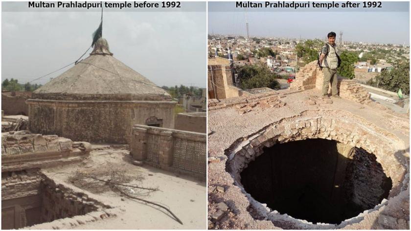 Narasimha Avatar killed Hiranyakashipu at Multan. First Lord Narasimha Temple built at Multan, (Now Pakistan)Prahladapuri Narasimha Temple, Multan – destroyed in 1992..जानिए हम किया खोये .... @LostTemple7  @Lost_History1  @BharatTemples_  @InfoVedic  @desi_thug1