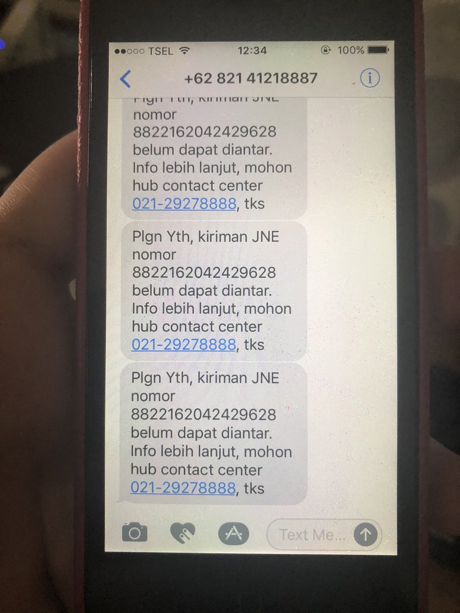 aldo_456's tweet photo. @JNECare halo, ini kenapa ya? Jne jg ngga bisa di telpon. Thanks https://t.co/Msuci1SaZZ