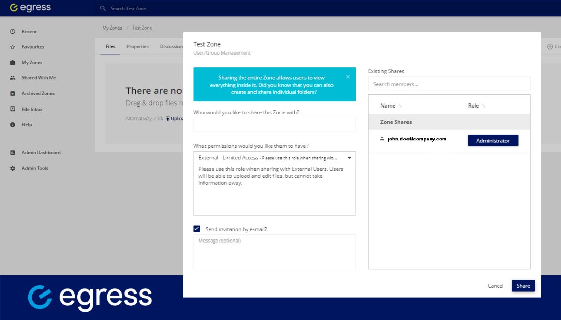 EgressSoftware's tweet image. Did you know? Secure Workspace offers granular access permissions and controls to keep sensitive files safe, such as restrictions on copying/editing, downloads and sharing. Find out more: egress.co/uBP0 #Collaboration #SecureDigitization